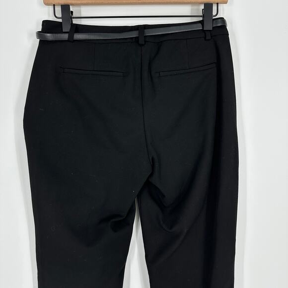 Reiss Joanne Tailored Slim Fit Trousers Career Pants Black Mid Rise Womens US 4 - Picture 8 of 14